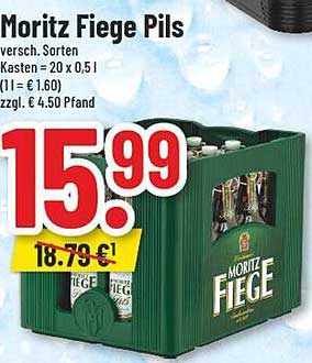 Moritz Fiege Pils Kasten (20 x 0,5 l)