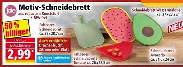Motiv-Schneidebrett in verschiedenen Varianten