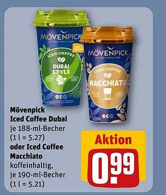 Mövenpick Iced Coffee Dubai oder Iced Coffee Macchiato