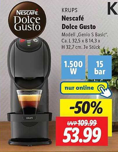 Nescafé Dolce Gusto von Krups – Genießen Sie Kaffee wie vom Barista