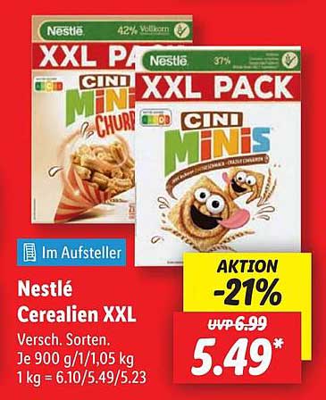 Nestlé Cerealien XXL - CINI MINIS