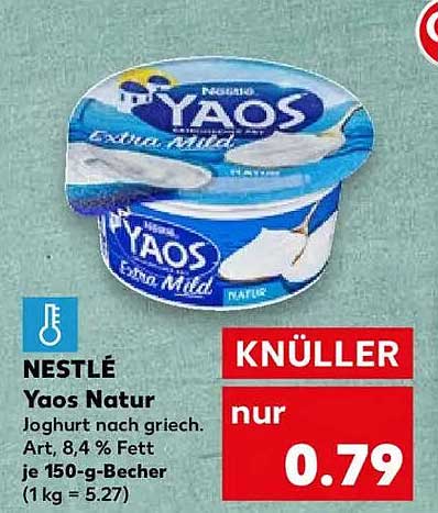 NESTLÉ Yaos Natur Joghurt nach griechischer Art