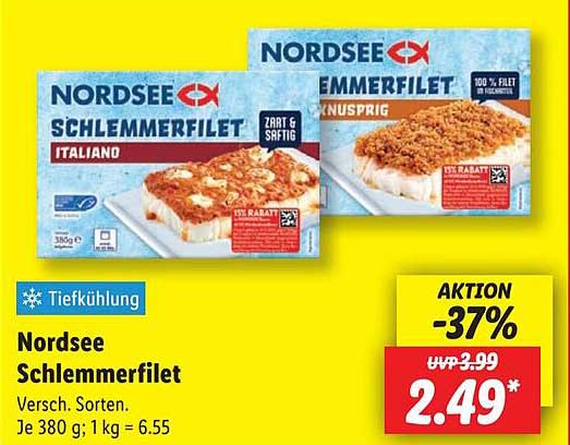 Nordsee Schlemmerfilet