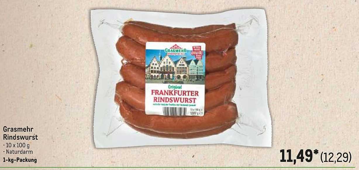 Original Frankfurter Rindswurst - Grasmehr