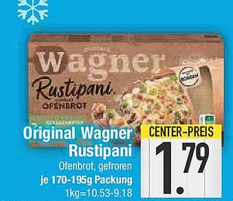 Original Wagner Rustipani Ofenbrot, gefroren