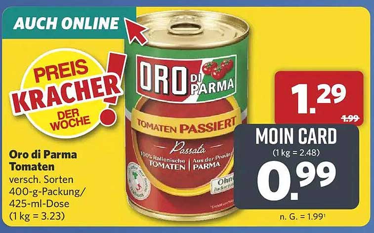 Oro di Parma Tomaten Passiert