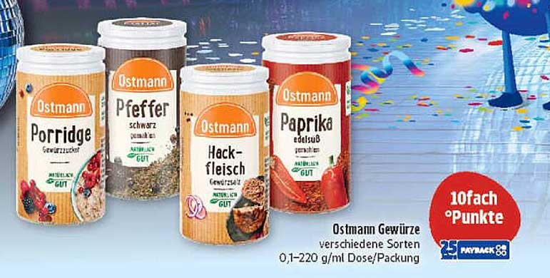 Ostmann Gewürze 0,1-220 g Dose/Packung