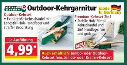 Outdoor-Kehrgarnitur