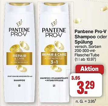 Pantene Pro-V Shampoo oder Spülung 200-300 ml