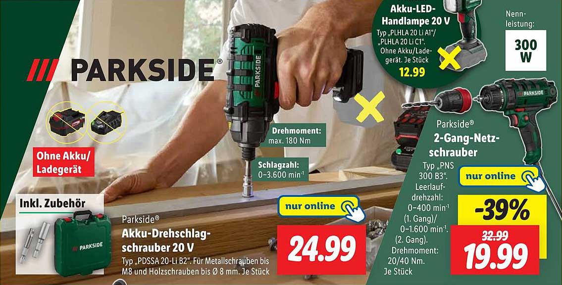 Parkside® Akku-Drehschlagschrauber 20 V