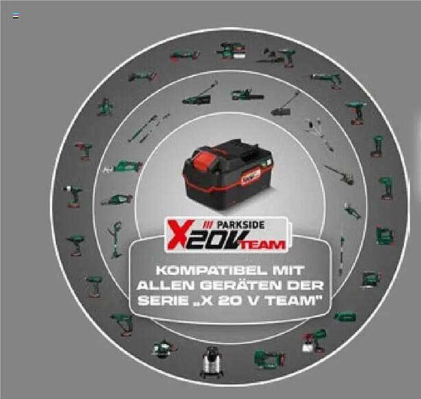 Parkside X 20 V Team Akku 20 V