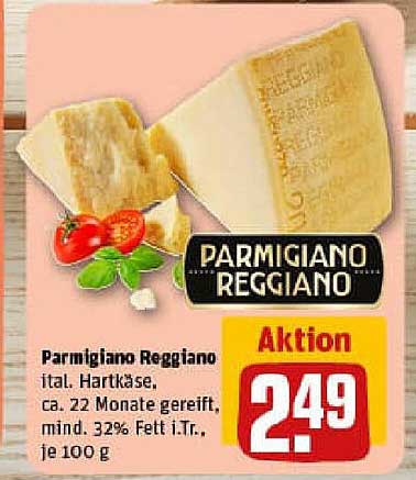 Parmigiano Reggiano - ital. Hartkäse (22 Monate gereift)
