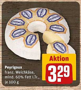 Peyrigoux – französischer Weichkäse, mind. 60% Fett i.Tr., je 100 g