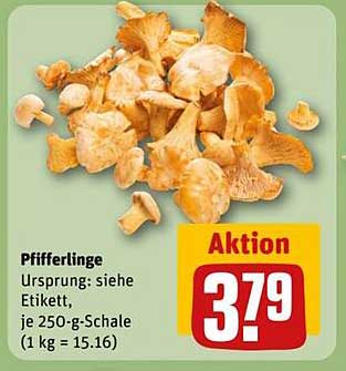 Pfifferlinge 250-g-Schale