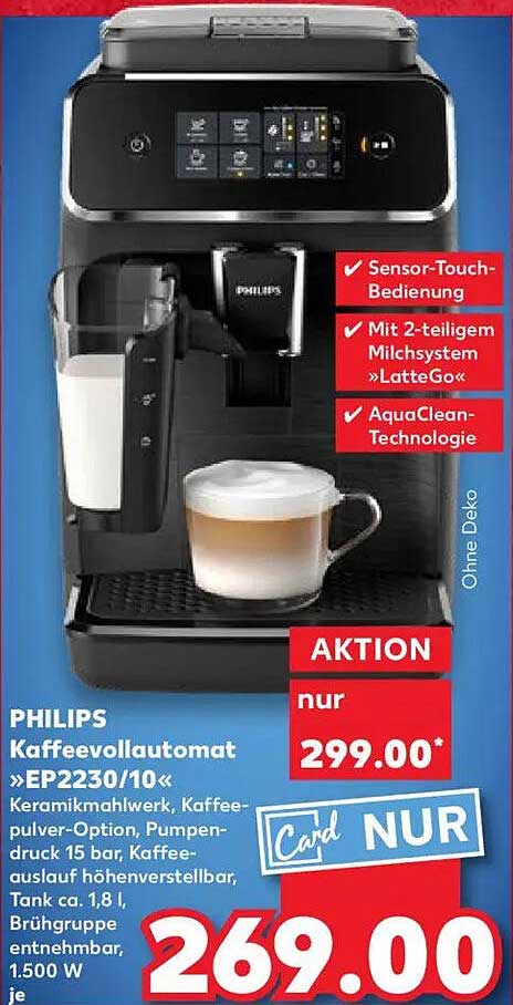 PHILIPS Kaffeevollautomat »EP2230/10«