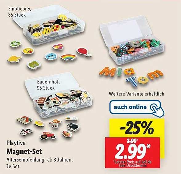 Playtive Magnet-Set - Bauernhof, 95 Stück