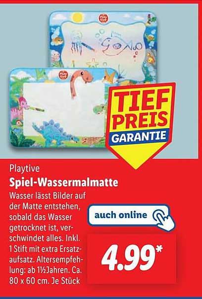 Playtive Spiel-Wassermalmatte