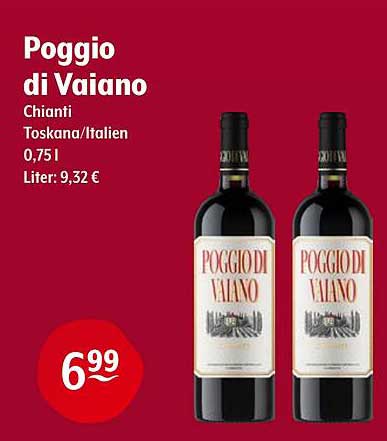 Poggio di Vaiano Chianti Toskana/Italien 0,75 l