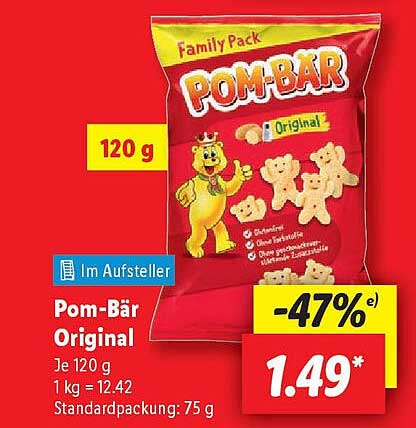 Pom-Bär Original Family Pack 120 g