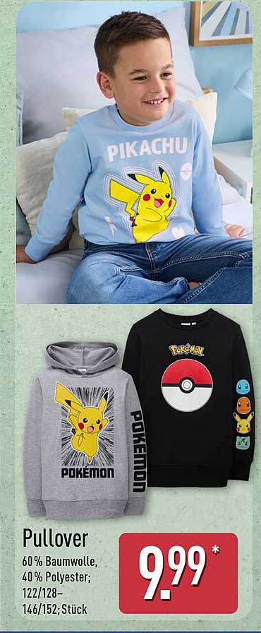 Pullover mit Pokémon-Motiv