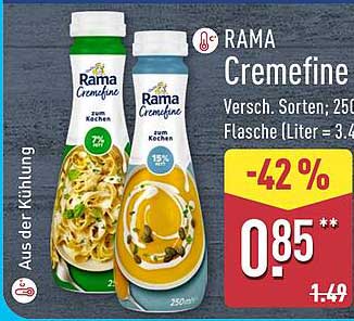 Rama Cremefine 250 ml - Verschiedene Sorten