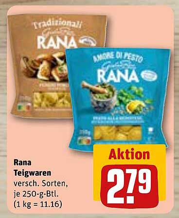 Rana Teigwaren – Verführerische Pasta-Sorten im Angebot