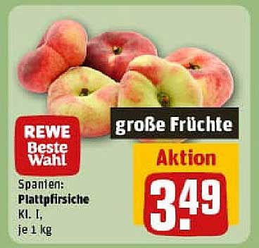 REWE Beste Wahl Plattpfirsiche – saftig und aromatisch