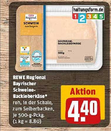 REWE Regional Bayrischer Schweine-Backleberkäse