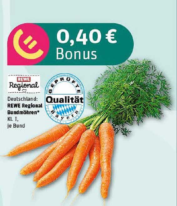 REWE Regional Bundmöhren Kl. I, je Bund