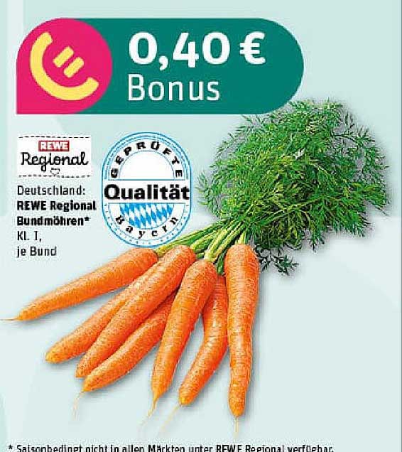REWE Regional Bundmöhren KL. T, je Bund