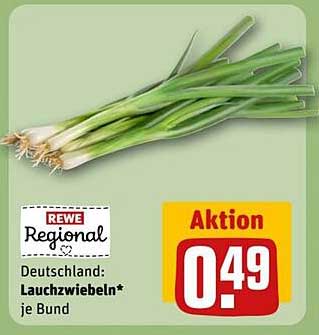 REWE Regional: Lauchzwiebeln je Bund