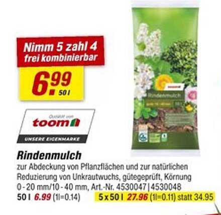 Rindenmulch – zum Abdecken von Pflanzenflächen