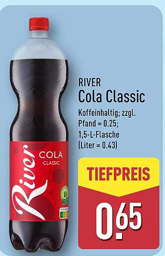 RIVER Cola Classic 1,5-Liter-Flasche
