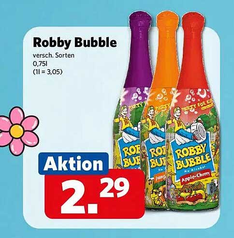 Robby Bubble - verschiedene Sorten 0,75l