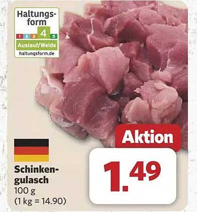 Schinken-Gulasch 100 g