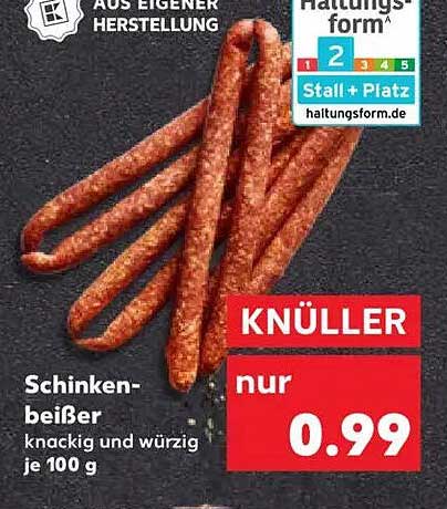 Schinkenbeißer - knackig und würzig, je 100 g