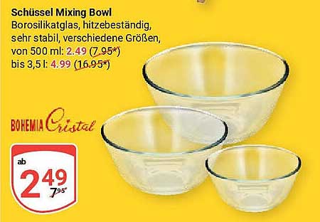 Schüssel Mixing Bowl