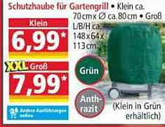 Schutzhaube für Gartengrill - klein und groß erhältlich
