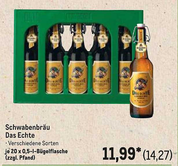 Schwabenbräu Das Echte - verschiedene Sorten