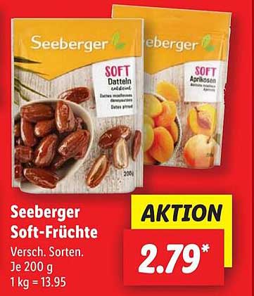 Seeberger Soft-Früchte - Datteln und Aprikosen 200 g