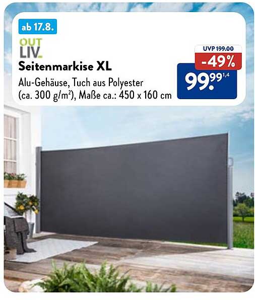 Seitenmarkise XL