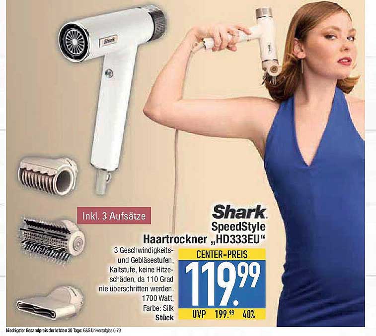 Shark SpeedStyle Haartrockner „HD333EU“
