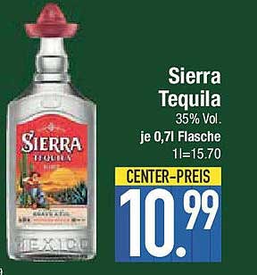 Sierra Tequila 0,7l Flasche