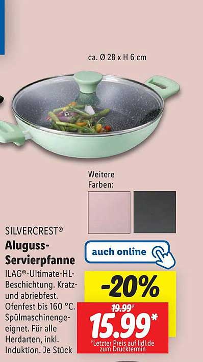SILVERCREST® Aluguss-Servierpfanne