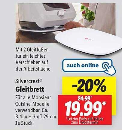 Silvercrest® Gleitbrett - 20% Rabatt!