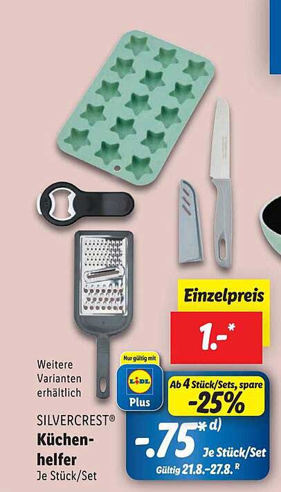 SILVERCREST® Küchenhelfer je Stück/Set