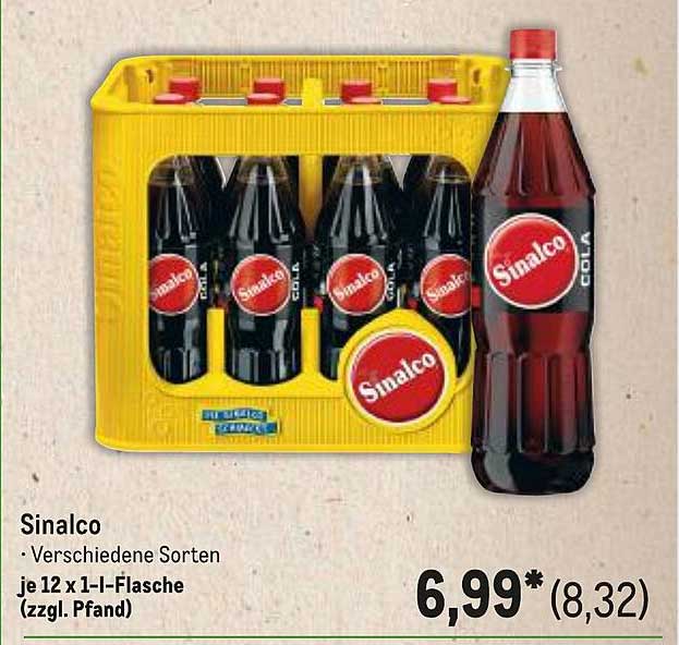 Sinalco 12er Kasten – Verschiedene Sorten