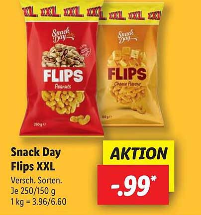 Snack Day Flips XXL