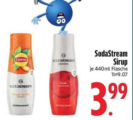 SodaStream Sirup - je 440ml Flasche für nur 3,99 €
