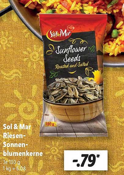 Sol & Mar Riesen-Sonnenblumenkerne